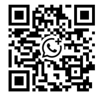 WhatsApp QR code — scan to message MK Electrical London